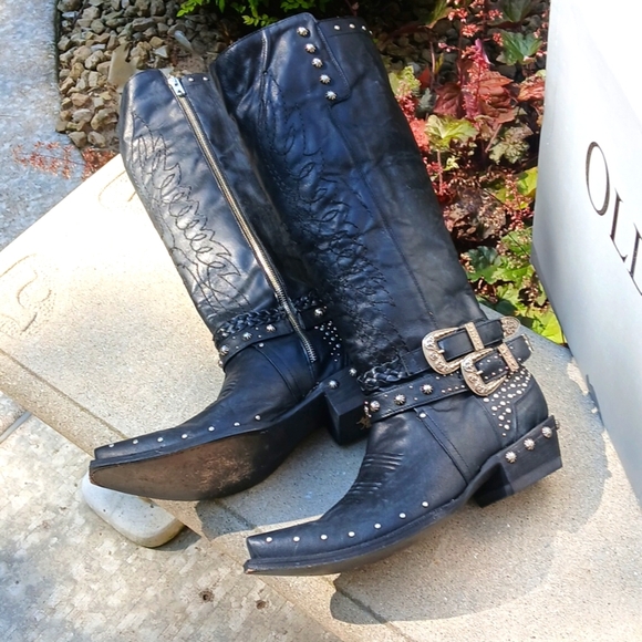 Old Gringo Tall Boot With Belts EUC size 9 - Picture 9 of 16